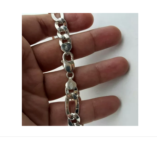 Pulsera Hombre Cartier Plata 925 - 1 Cm Vaciada-5