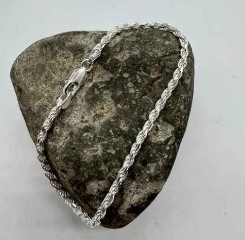 Pulsera Hombre Turbillon Plata Italiana 925-2
