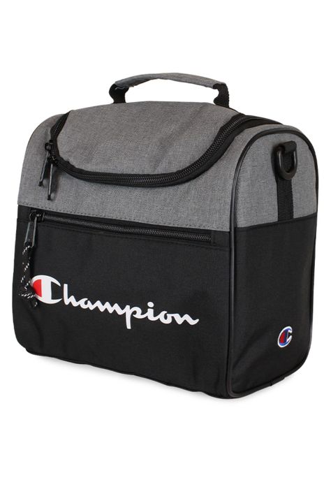 Lonchera térmica Oxford gris Champion-3