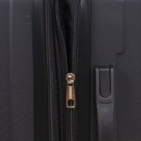 Maleta cabina S (10 Kg) Flip Negro con USB -4