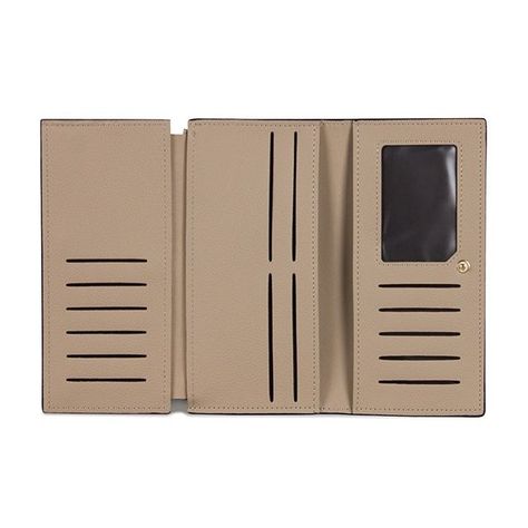 Pack 2 Billeteras de mujer Delia Negro y Taupe-5