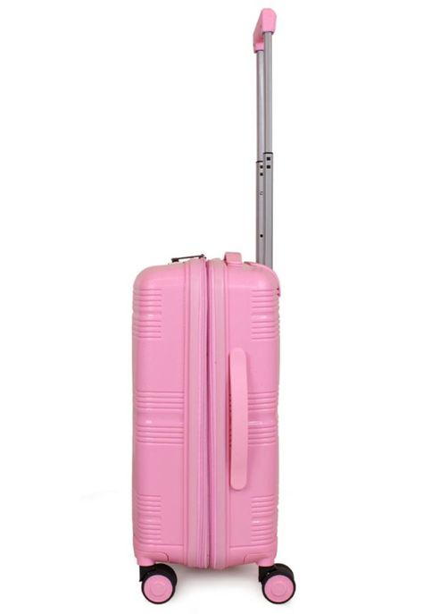Maleta de cabina con usb CHIC rosada F la Maleta de Chile-6