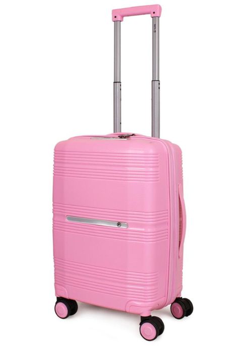 Maleta de cabina con usb CHIC rosada F la Maleta de Chile-8
