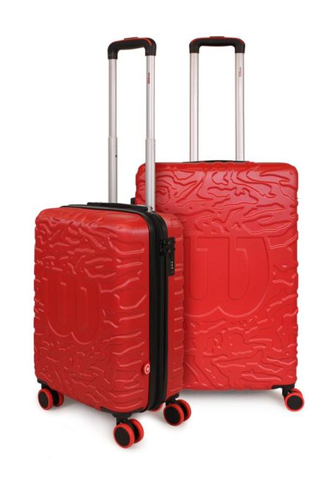 Pack 2 maletas S+M cabina y mediana roja Vermont Wilson-0