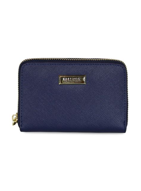 Billetera Trifold Azul-0