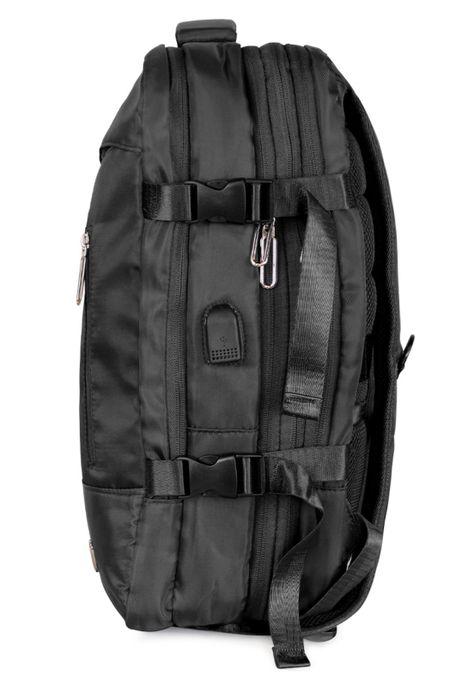 Mochila Viral negra con usb Swiss Bag-6