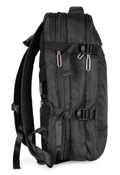 Mochila Viral negra con usb Swiss Bag-8