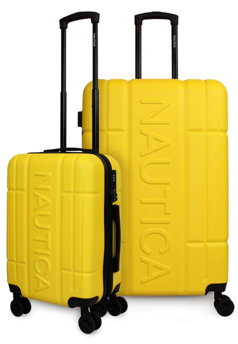 Pack 2 maletas S+L Amsterdam de 10 y 23kg amarillas Nautica-0