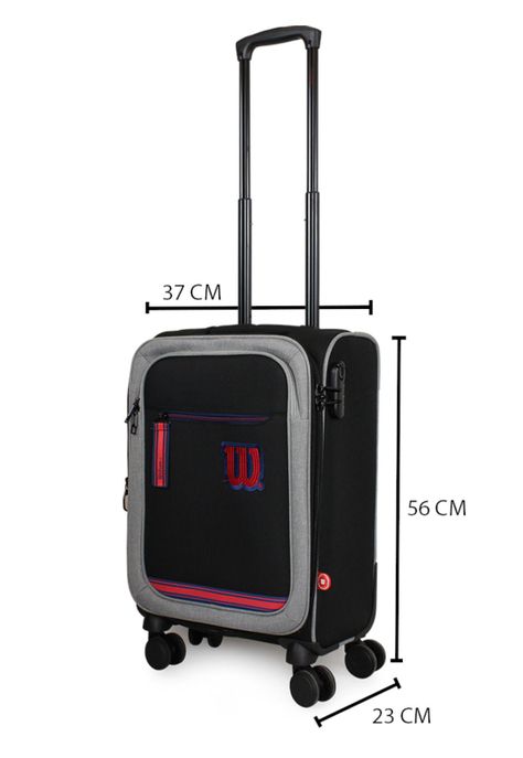 Pack 2 maletas de tela Wilson Sporting S+M negra 10y20k-6