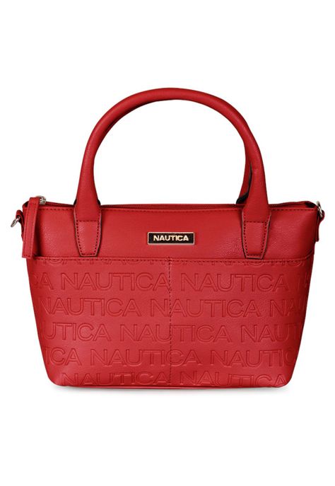Bolso tipo Cartera Delray roja Nautica-0