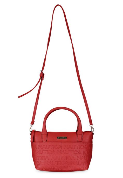 Bolso tipo Cartera Delray roja Nautica-1