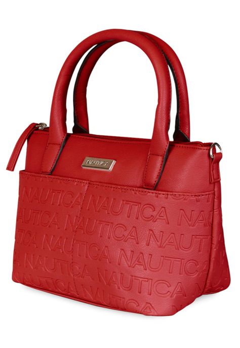 Bolso tipo Cartera Delray roja Nautica-2