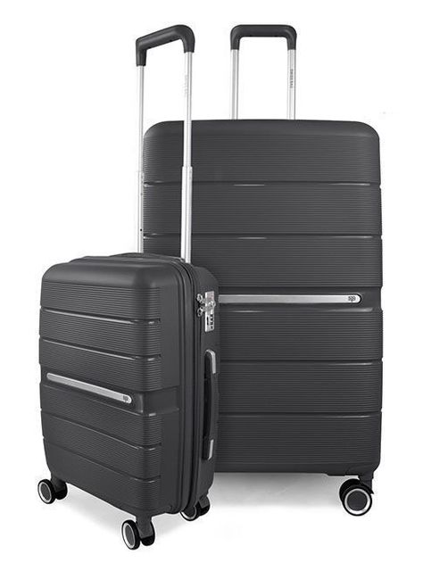 Pack Maletas Xpos SwissBag S+L Gris-0