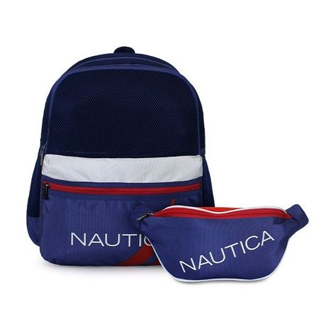 Mochila Stark + Banano Kappa Azul-0