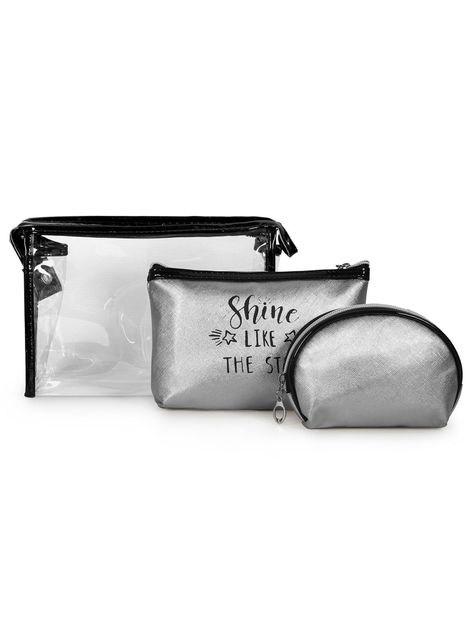 Set Cosmetiquero Shiny Silver-0
