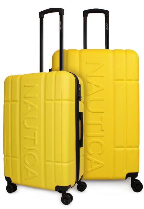 Pack 2 maletas M+L Amsterdam de 20 y 23kg amarillas Nautica-0