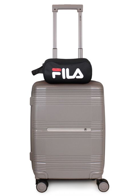 Pack Maleta cabina con usb Chic gris 10K + Estuche Spark negro-0