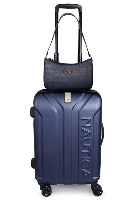 Pack Maleta cabina Prime Azul (10 Kg) + Cartera Delray Azul Nautica-0