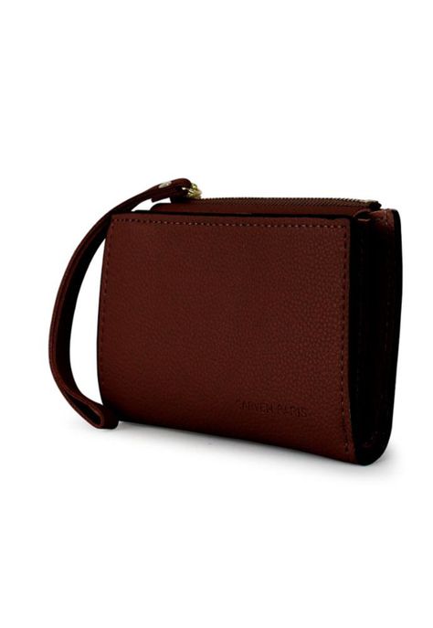 Billetera mujer Adara café Carven-0