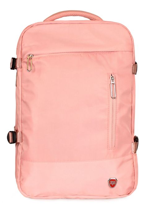 Mochila Viral rosada con usb Swiss Bag-0