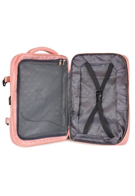 Mochila Viral rosada con usb Swiss Bag-4