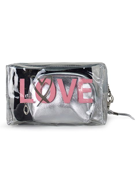 Cosmetiquero Emi 3 Pzas Silver - Black-0