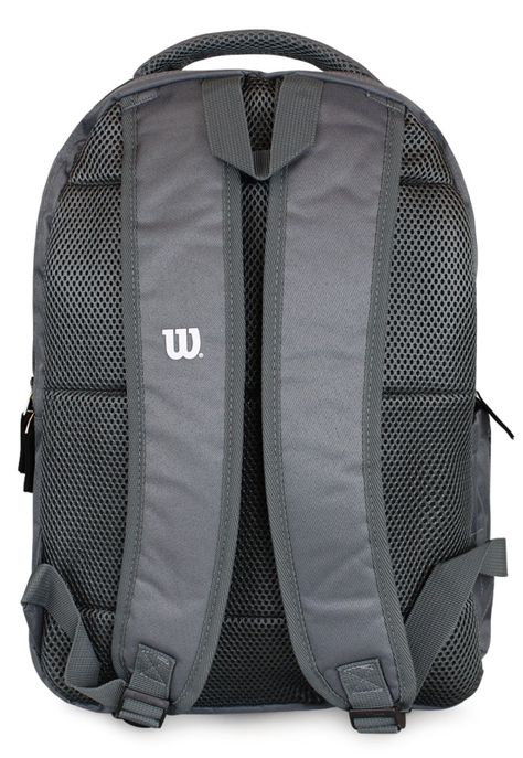 Mochila Wilson Ejecutiva Seul gris con porta notebook y usb-5