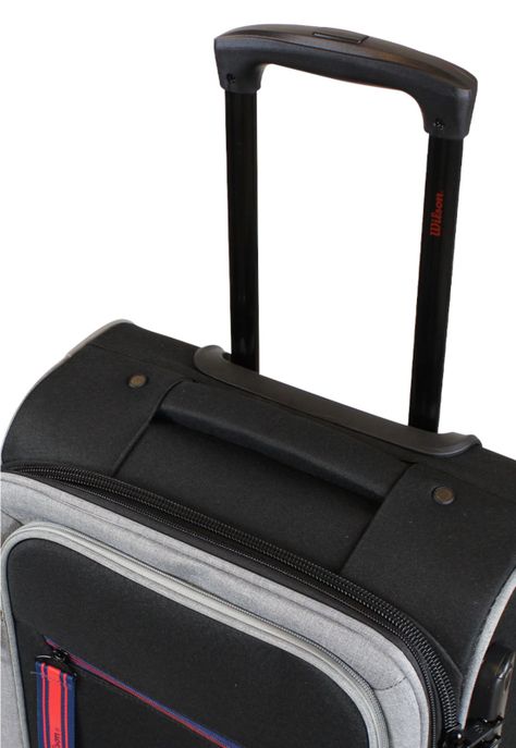 Maleta de tela Wilson L grande 23k Sporting negra-4