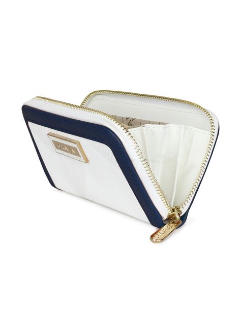 Billetera Greta Blanco - Azul-2