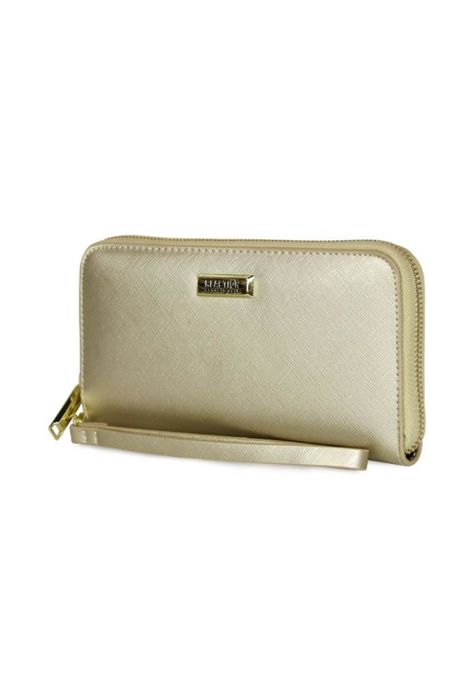 Billetera mujer Jaeda gold Kenneth Cole-1