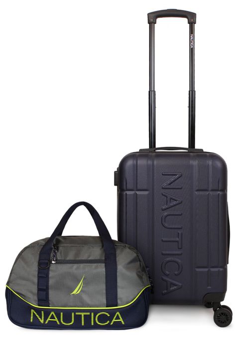 Pack Nautica Maleta cabina Amsterdam azul + Bolso Mannar gris-0