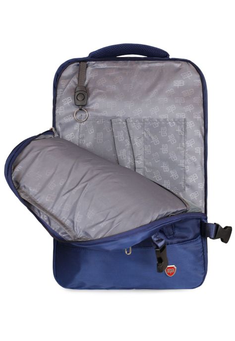 Mochila Viral azul con usb Swiss Bag-3