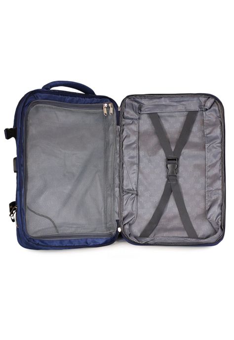Mochila Viral azul con usb Swiss Bag-4