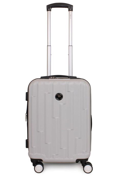 Maleta Flip de cabina con usb gris F la Maleta de Chile-0