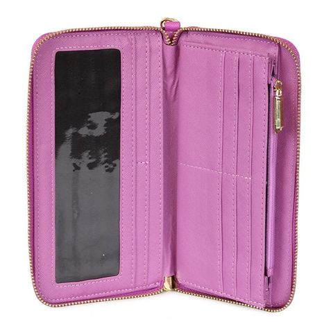 Pack 2 Billeteras de mujer Jaeda Negro y Rosado-5