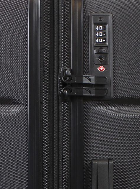 Pack 2 maletas M+L Amsterdam Negro-5