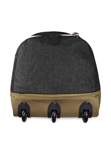Bolso enrollable Coloso Negro-Beige-2