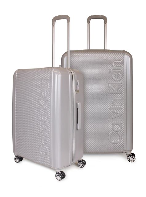Pack 2 maletas M+L Rome Gris Calvin Klein-0