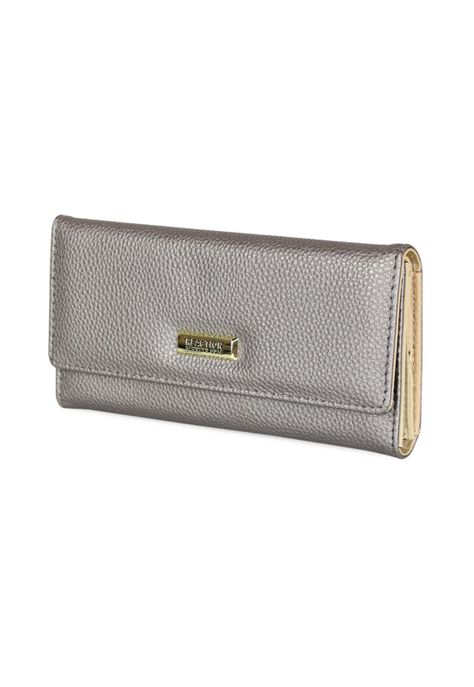 Pack Billetera Fidelia gris + Pañuelo Oni blanco Kenneth Cole-1