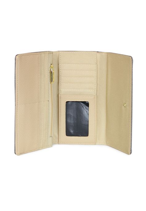 Pack Billetera Fidelia gris + Pañuelo Oni blanco Kenneth Cole-3
