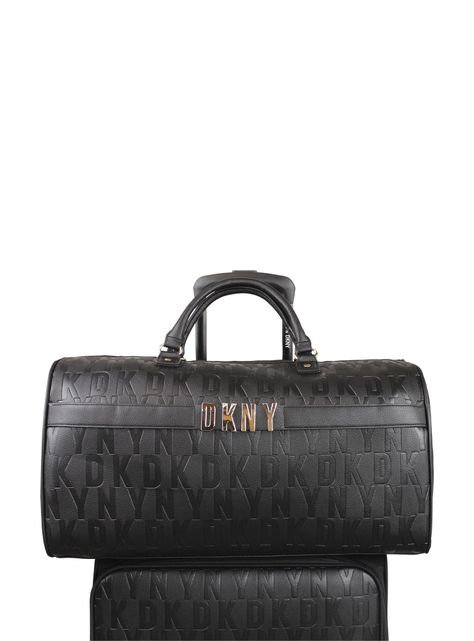 Bolso con Monedero Impressionist Negro Donna Karan -3