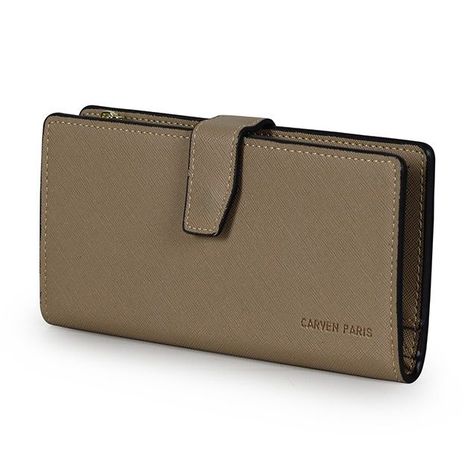 Pack 2 Billeteras de mujer Vesta Negro y Taupe-6