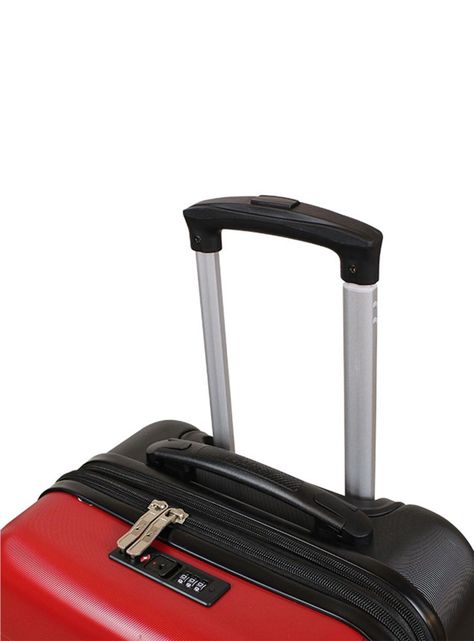 Set 3 Maletas S+M+L Bora Rojo + Mochila Malik Negro-2