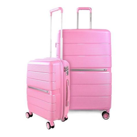 Pack 2 maletas S+L Xpos Rosado Swiss Bag-0