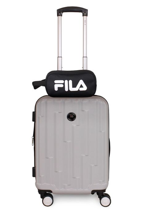 Pack Maleta cabina con usb Flip gris 10kg + Neceser Spark Fila-0