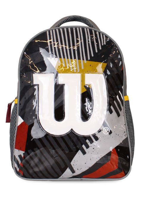 Mochila infantil unisex Fusion gris multicolor Wilson-0