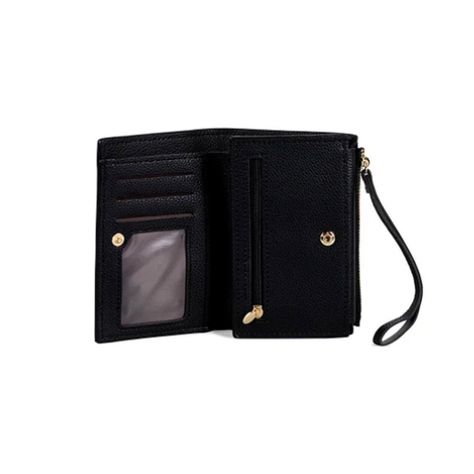 Pack 2 Billeteras de mujer Adara Negro y Beige-1
