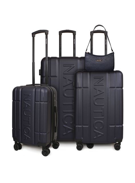 Set 3 Maletas S+M+L Amsterdam Azul + Cartera Delray Azul-0