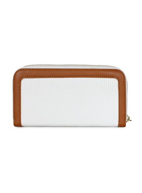 Billetera Greta Blanco - Café Claro-2