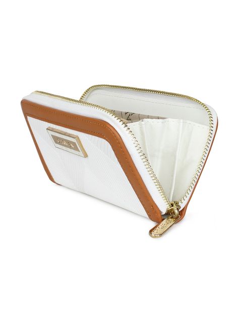 Billetera Greta Blanco - Café Claro-3